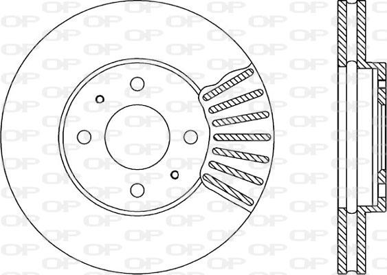 Open Parts BDR1399.20 - Гальмівний диск avtolavka.club