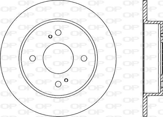 Open Parts BDR1392.10 - Гальмівний диск avtolavka.club