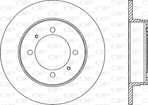 Open Parts BDR1335.10 - Гальмівний диск avtolavka.club