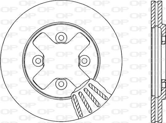 Open Parts BDR1371.20 - Гальмівний диск avtolavka.club