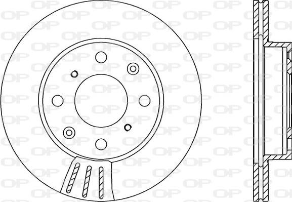 Open Parts BDR1203.20 - Гальмівний диск avtolavka.club