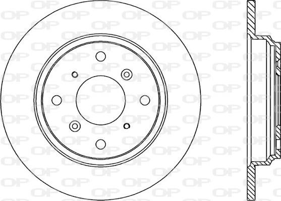 Open Parts BDR1218.10 - Гальмівний диск avtolavka.club