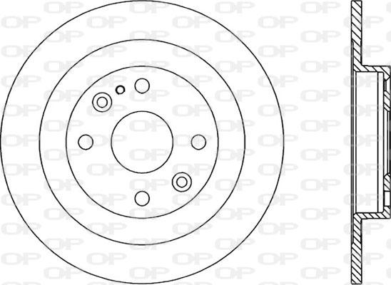 EURODEAL AUTOPARTS 722 - Гальмівний диск avtolavka.club