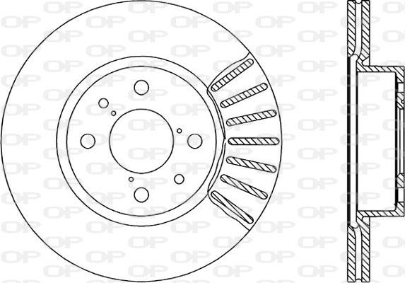 Open Parts BDR1230.20 - Гальмівний диск avtolavka.club