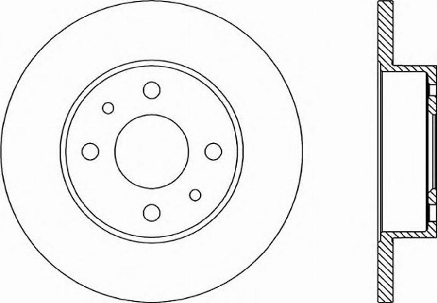 Open Parts BDR1229.10 - Гальмівний диск avtolavka.club