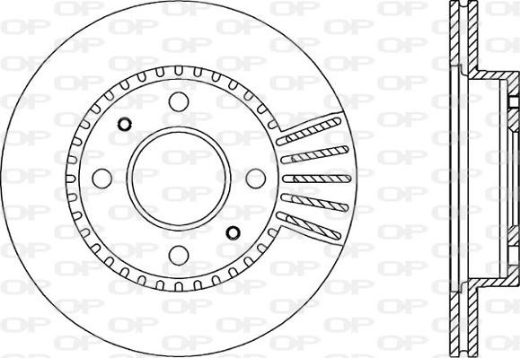 Open Parts BDR1707.20 - Гальмівний диск avtolavka.club