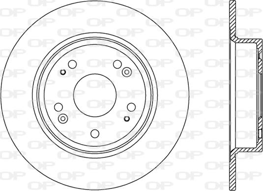 Open Parts BDR2495.10 - Гальмівний диск avtolavka.club