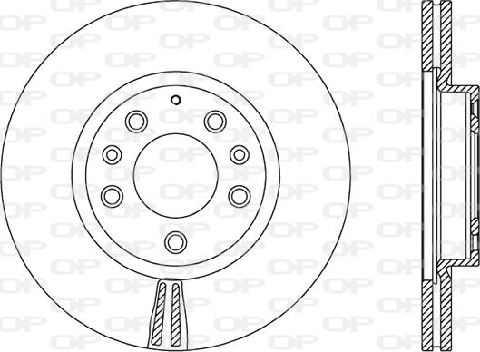 Open Parts BDR2491.20 - Гальмівний диск avtolavka.club