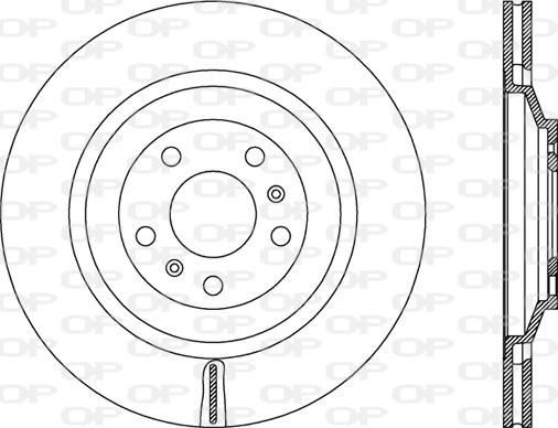 Open Parts BDR2441.20 - Гальмівний диск avtolavka.club