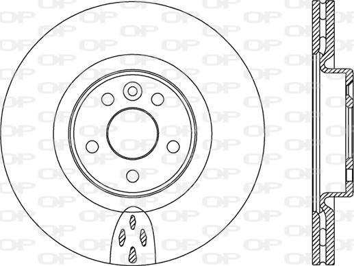 Open Parts BDR2456.20 - Гальмівний диск avtolavka.club