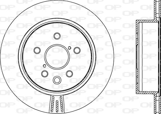 Open Parts BDR2461.20 - Гальмівний диск avtolavka.club