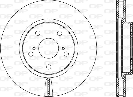 Open Parts BDR2462.20 - Гальмівний диск avtolavka.club