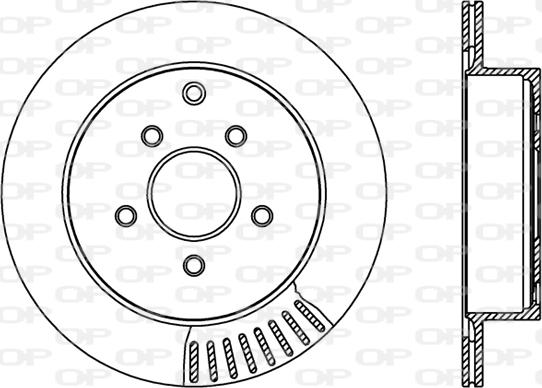 Open Parts BDR2402.20 - Гальмівний диск avtolavka.club