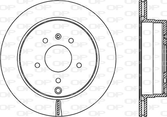 Open Parts BDR2416.20 - Гальмівний диск avtolavka.club