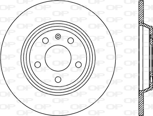 Open Parts BDR2413.10 - Гальмівний диск avtolavka.club