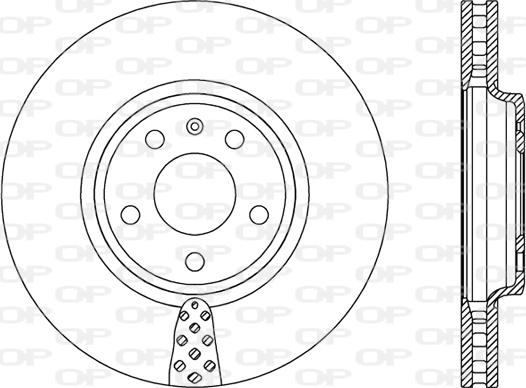 Open Parts BDR2412.20 - Гальмівний диск avtolavka.club