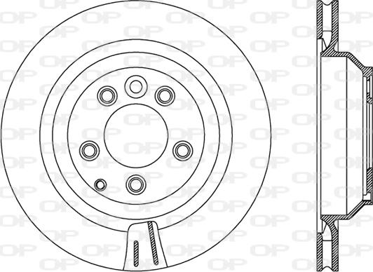 Open Parts BDR2489.20 - Гальмівний диск avtolavka.club