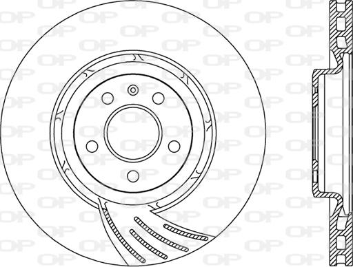 Open Parts BDR2486.20 - Гальмівний диск avtolavka.club