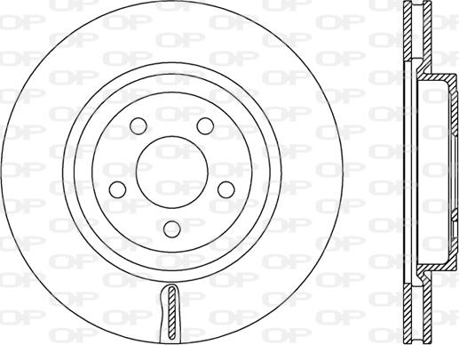 Open Parts BDR2480.20 - Гальмівний диск avtolavka.club