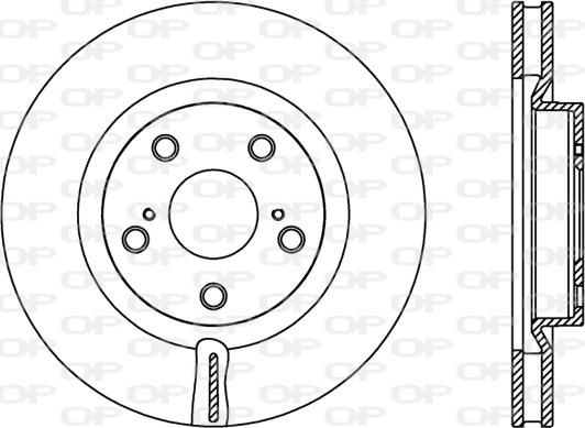 Open Parts BDR2424.20 - Гальмівний диск avtolavka.club