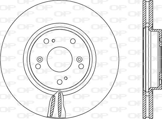 Open Parts BDR2474.20 - Гальмівний диск avtolavka.club