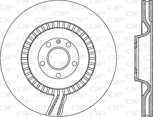 Open Parts BDR2475.20 - Гальмівний диск avtolavka.club