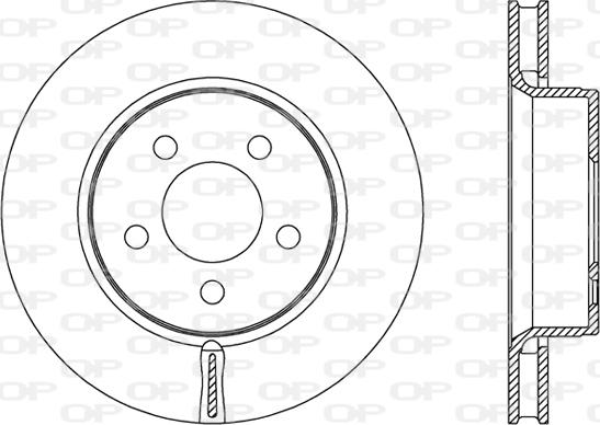 Open Parts BDR2478.20 - Гальмівний диск avtolavka.club