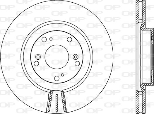 Open Parts BDR2473.20 - Гальмівний диск avtolavka.club