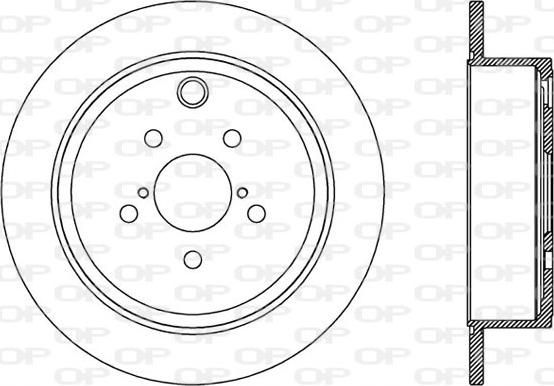 Open Parts BDR2541.10 - Гальмівний диск avtolavka.club