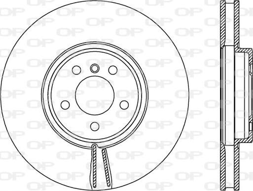 Open Parts BDR2543.20 - Гальмівний диск avtolavka.club