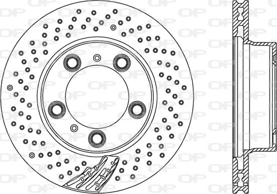 Open Parts BDR2500.25 - Гальмівний диск avtolavka.club