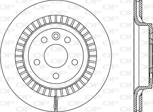 Open Parts BDR2520.20 - Гальмівний диск avtolavka.club