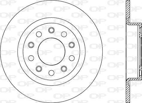 Open Parts BDR2615.10 - Гальмівний диск avtolavka.club