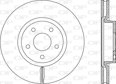 Open Parts BDR2687.20 - Гальмівний диск avtolavka.club