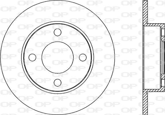 Open Parts BDR2045.10 - Гальмівний диск avtolavka.club