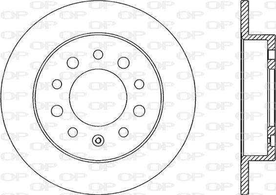 Open Parts BDR2048.10 - Гальмівний диск avtolavka.club