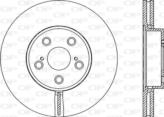 Open Parts BDR2057.20 - Гальмівний диск avtolavka.club