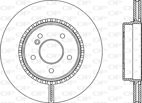 Open Parts BDR2065.20 - Гальмівний диск avtolavka.club