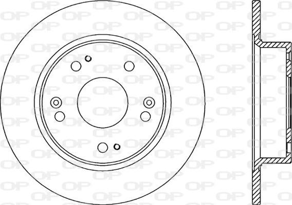 Open Parts BDR2185.10 - Гальмівний диск avtolavka.club