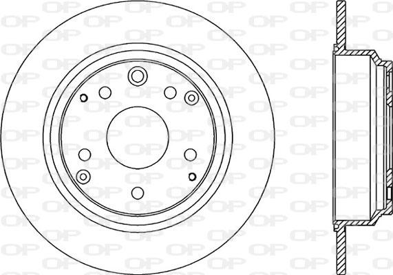 Open Parts BDR2188.10 - Гальмівний диск avtolavka.club