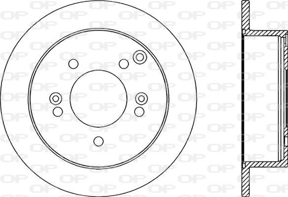 Open Parts BDR2182.10 - Гальмівний диск avtolavka.club