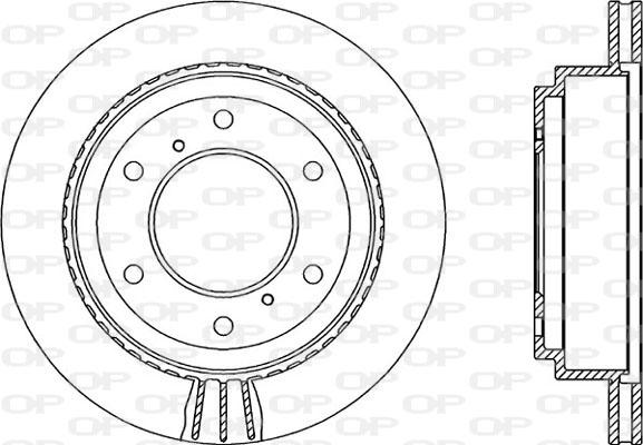 Open Parts BDR2134.20 - Гальмівний диск avtolavka.club