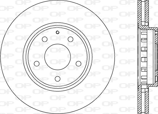 Open Parts BDR2833.20 - Гальмівний диск avtolavka.club