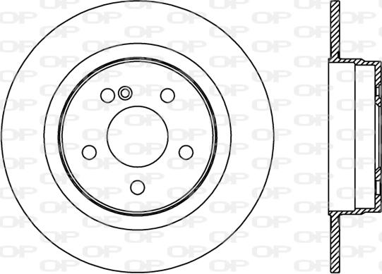 Open Parts BDR2395.10 - Гальмівний диск avtolavka.club