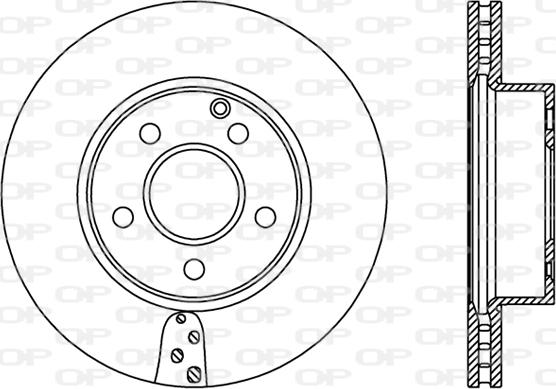 Open Parts BDR2391.20 - Гальмівний диск avtolavka.club