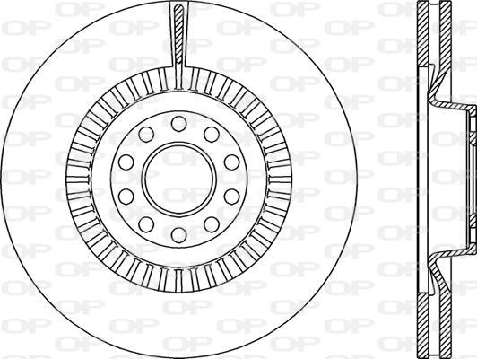 Open Parts BDR2348.20 - Гальмівний диск avtolavka.club