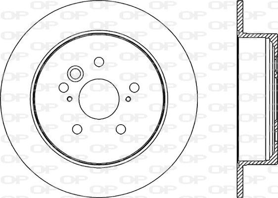 Open Parts BDR2313.10 - Гальмівний диск avtolavka.club