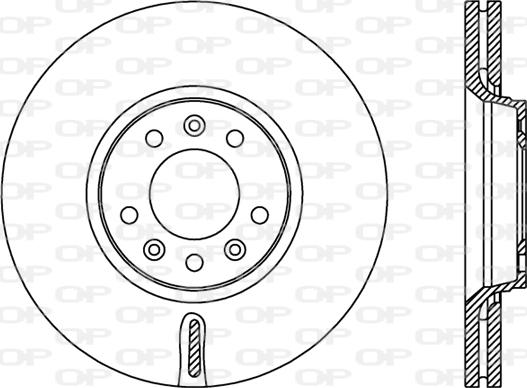 Open Parts BDR2383.20 - Гальмівний диск avtolavka.club