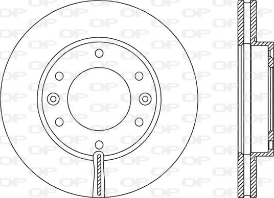 Open Parts BDR2371.20 - Гальмівний диск avtolavka.club