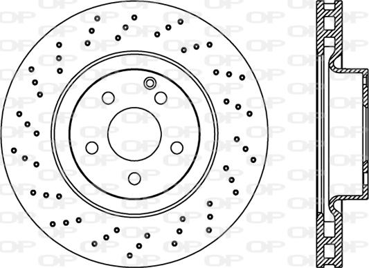 Open Parts BDR2373.25 - Гальмівний диск avtolavka.club